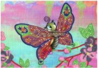 Схема для частичной вышивки бисером