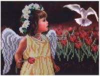 Схема для частичной вышивки бисером