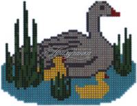 Схема для частичной вышивки бисером