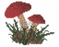 Схема для частичной вышивки бисером