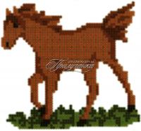 Схема для частичной вышивки бисером