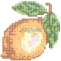 Схема для частичной вышивки бисером