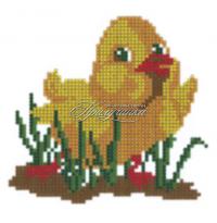 Схема для частичной вышивки бисером