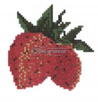 Схема для частичной вышивки бисером