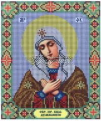 Схема для частичной вышивки бисером "Умиление"