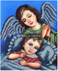 Схема для частичной вышивки бисером