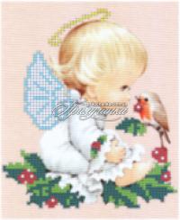 Схема для частичной вышивки бисером