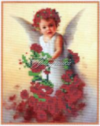 Схема для частичной вышивки бисером