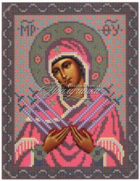 Схема для частичной вышивки бисером "Семистрельная"