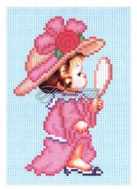 Схема для частичной вышивки бисером