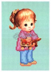 Схема для частичной вышивки бисером