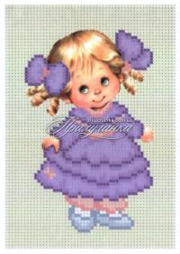 Схема для частичной вышивки бисером