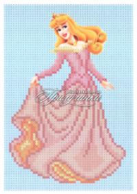 Схема для частичной вышивки бисером