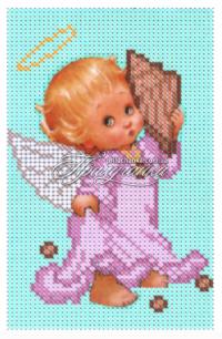 Схема для частичной вышивки бисером