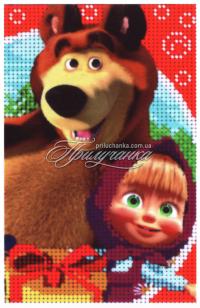 Схема для частичной вышивки бисером