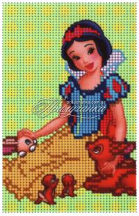 Схема для частичной вышивки бисером
